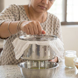 Stainless Steel Paneer Maker Mould with Lid for Cheese and Tofu Pre...