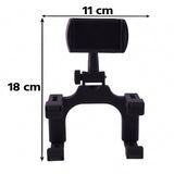 360 Degree Car Rear View Mirror Mobile Phone Holder Adjustable Mount