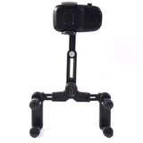 Car Rear View Mirror Phone Holder – 360° Adjustable & Retractable
