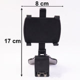 Car Phone Holder – 360° Rotatable Dashboard Clip Mount