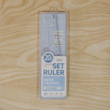 Student Geometry Ruler Set – Accurate 20cm Drawing Tools