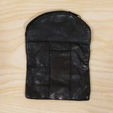 Leather Mini Zipper Pouch – Compact Coin & Card Organizer for Men & Women