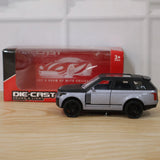Light and Sound Metal Pull Back Car Toy, Die Cast SUV Model for Kids