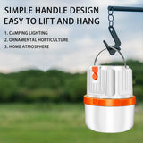 Solar Rechargeable LED Emergency Light Portable Camping Lantern Lam...