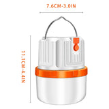 Solar Rechargeable LED Emergency Light Portable Camping Lantern Lam...