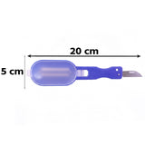 Fish Scaler Scraper with Lid Scale Remover Skin Cleaner for Kitchen