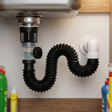Flexible Bathroom Sink Drain Pipe – Easy to Install & Odour-Free
