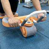 Automatic Rebound Abdominal Exercise Roller Wheel with Elbow Support