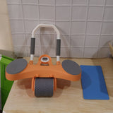 Automatic Rebound Abdominal Exercise Roller Wheel with Elbow Support