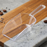 Multipurpose Plastic Scoop Set Clear Flour Coffee Sugar Grain Scoops (3 Pc Set)