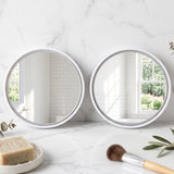 Wide Angle Blind Spot Mirror Round Convex HD Stick On Car Side Mirror (2 Pc Set)