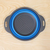 Foldable Silicone Strainer – Space-Saving Kitchen Drainer with Handles