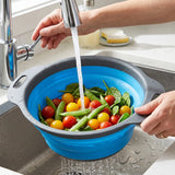 Silicone Collapsible Strainer – Space-Saving Kitchen Tool for Easy Draining