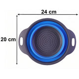 Silicone Collapsible Strainer – Space-Saving Kitchen Tool for Easy Draining