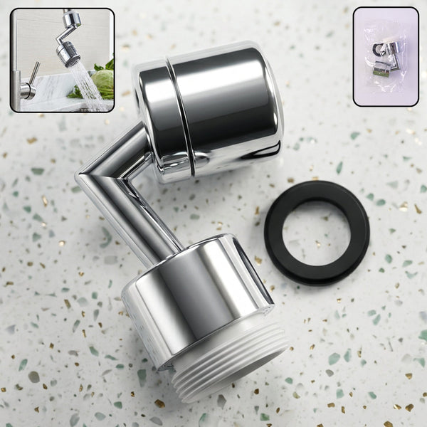 Faucet Aerator – 1080 Degree Swivel, Splash-Proof Water Flow