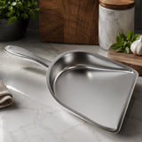 Stainless Steel Dustpan – Heavy Duty Cleaning Tool with Handle