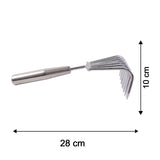 Stainless Steel Garden Rake – Durable & Rust-Resistant Tool for Easy Gardening
