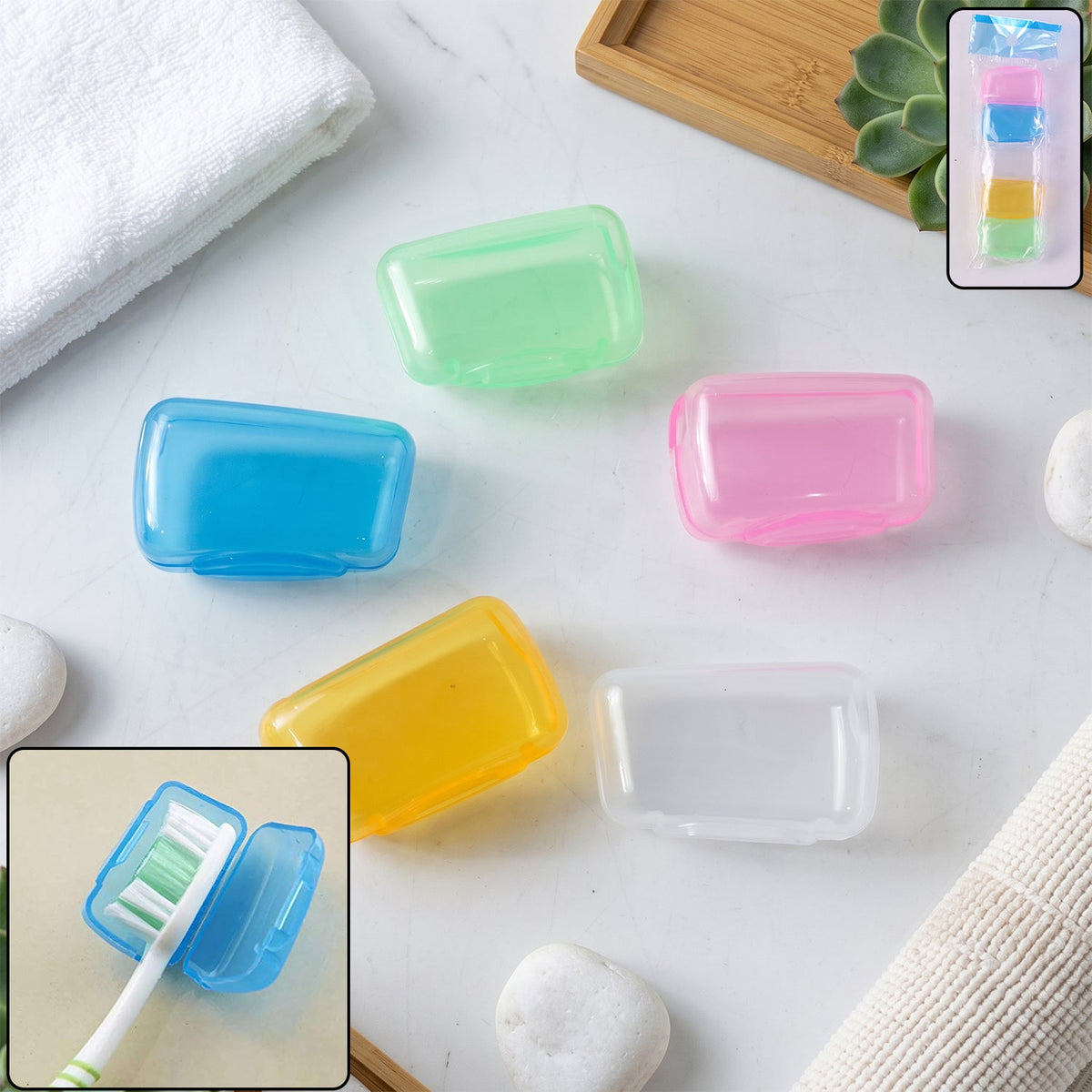 Toothbrush Head Cover Caps, Anti Dust Travel Brush Protector