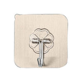 Self Adhesive Plastic Wall Hook, No Drill Heavy Duty Sticky Hanger Hook
