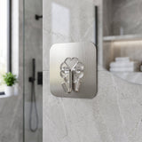 Self Adhesive Plastic Wall Hook, No Drill Heavy Duty Sticky Hanger Hook