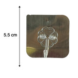 Self Adhesive Plastic Wall Hook, No Drill Heavy Duty Sticky Hanger Hook