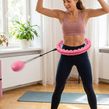 Adjustable Smart Weighted Hula Hoop with Massage Ball for Waist Slimming