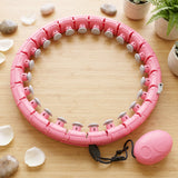 Adjustable Smart Weighted Hula Hoop with Massage Ball for Waist Slimming
