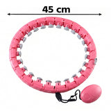 Adjustable Smart Weighted Hula Hoop with Massage Ball for Waist Slimming