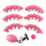 Adjustable Smart Weighted Hula Hoop with Massage Ball for Waist Slimming