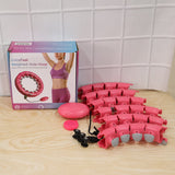 Adjustable Smart Weighted Hula Hoop with Massage Ball for Waist Slimming