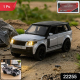 Light and Sound Metal Pull Back Car Toy, Die Cast SUV Model for Kids