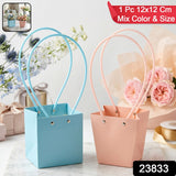 Flower Packaging Bag – Foldable Waterproof Handle for Gifts