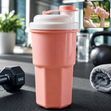Sports Water Bottle 400ml Leakproof Flip Lid Shaker Tumbler for Gym