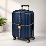 Heavy Duty Steel Luggage Lock Chain – 67 Inch Anti-Theft Travel Security