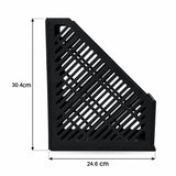 Plastic Vertical File Holder Stand – Keeps Desk Organized and Clutter-Free