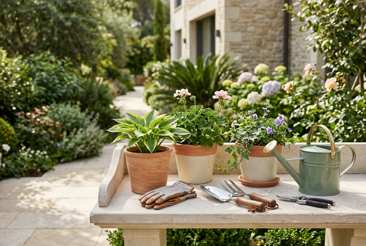 Garden products banner