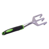 3 Prong Garden Hand Cultivator Fork Stainless Steel Tool Ergonomic Handle