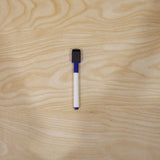 2 in 1 Whiteboard Marker Pen – With Eraser Cap & Vivid Blue Ink