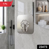 Self Adhesive Plastic Wall Hook, No Drill Heavy Duty Sticky Hanger Hook