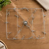 Stainless Steel Square Multi Clip Drying Hanger for Socks, Baby Clothes