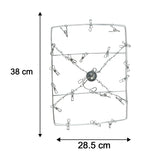 Stainless Steel Square Multi Clip Drying Hanger for Socks, Baby Clothes