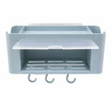 Wall Mounted Storage Organizer Shelf Bathroom Kitchen Solution